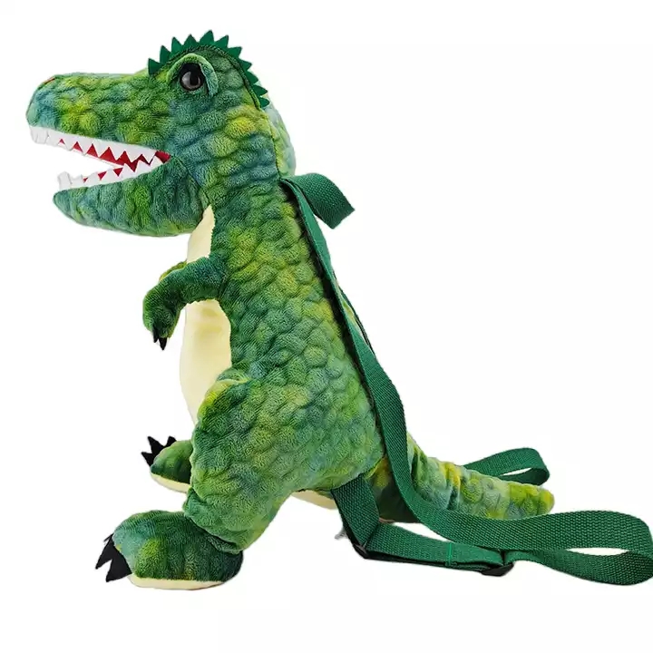 Realistic Stuffed Animal Plush Backpack Dinosaur Backpack Bags with Adjustable S
