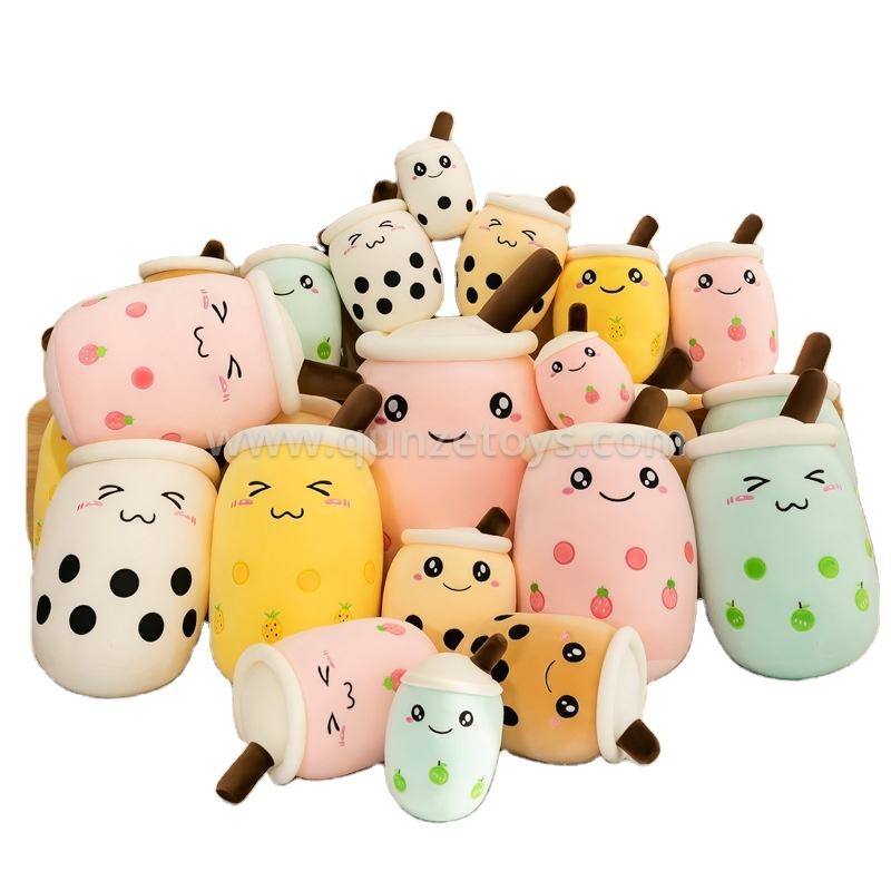 Plush Boba Milk Tea Stuffed Teacup Pillow Soft Boba Milk Tea Soft Plush Toy Toy 