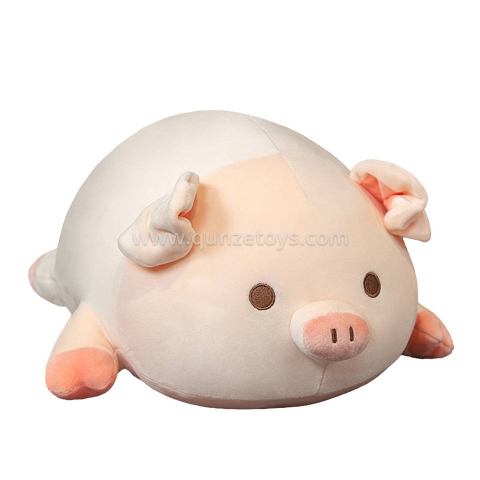 Super Soft Kawaii cute home decoration animal stuffed toy sofa pillow pig plush 
