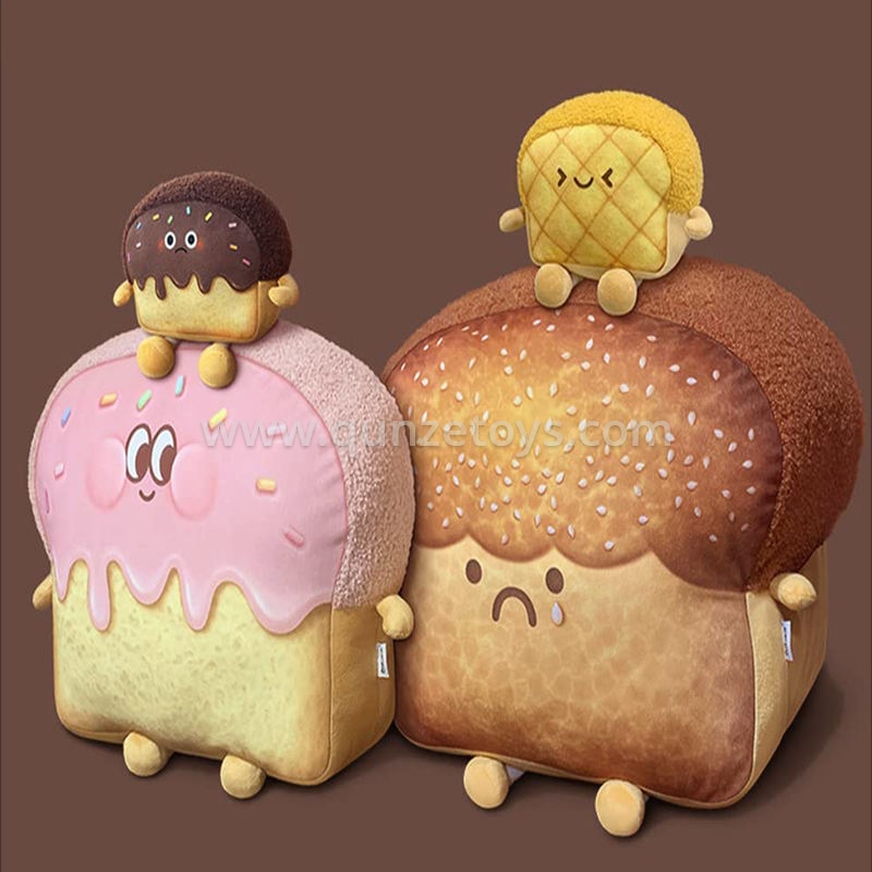 Wholesale Price High Quality Bread Plush Pillow Sleeping Pillow Plush Toys