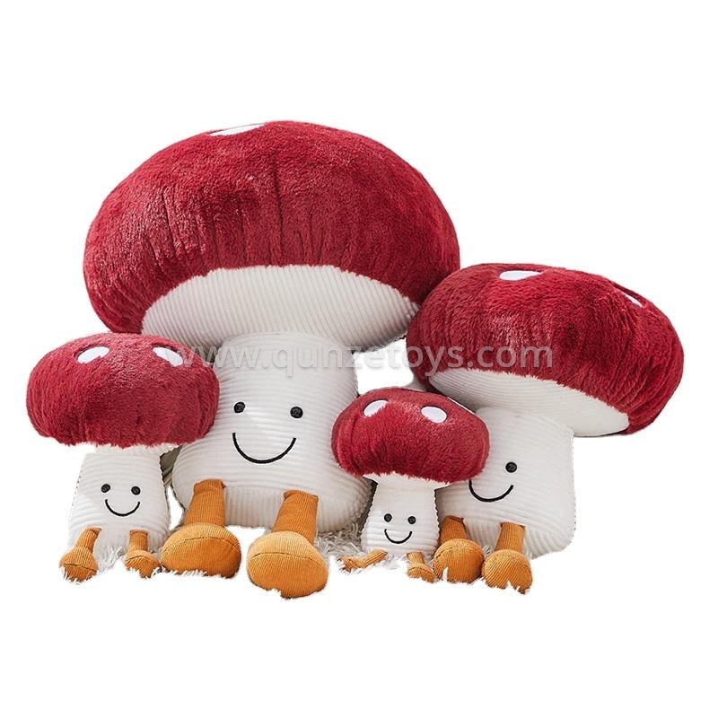 The Mushroom plush pillow with different size soft cute and lovely mushroom plus