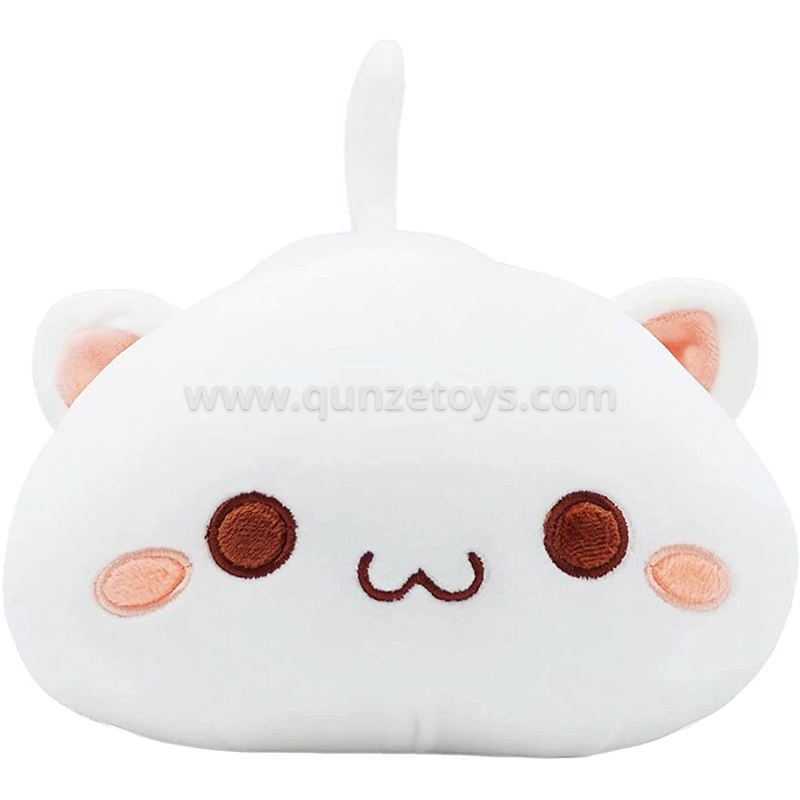 New Style Soft Cat Plush Pillow For Kids Soft Plush Toy Animal White Cat Pillow