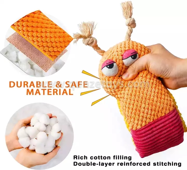 Dog Squeaky Puzzle Crinkle Rope Chew Plush Snuffle Toys