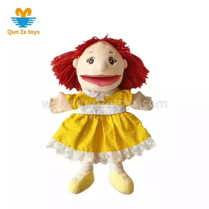 Manufacturer Sale Plush Family Hand Puppet Custom Plush Human Hand Puppet Human 
