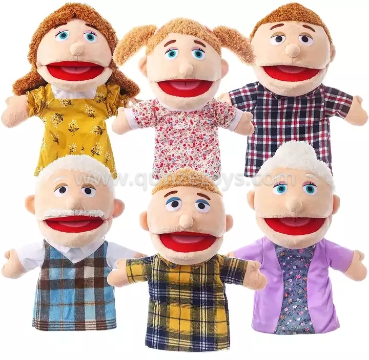 Factory Kids Soft Plush Animal Educational Human Puppet Hand Puppet for Kids Ear