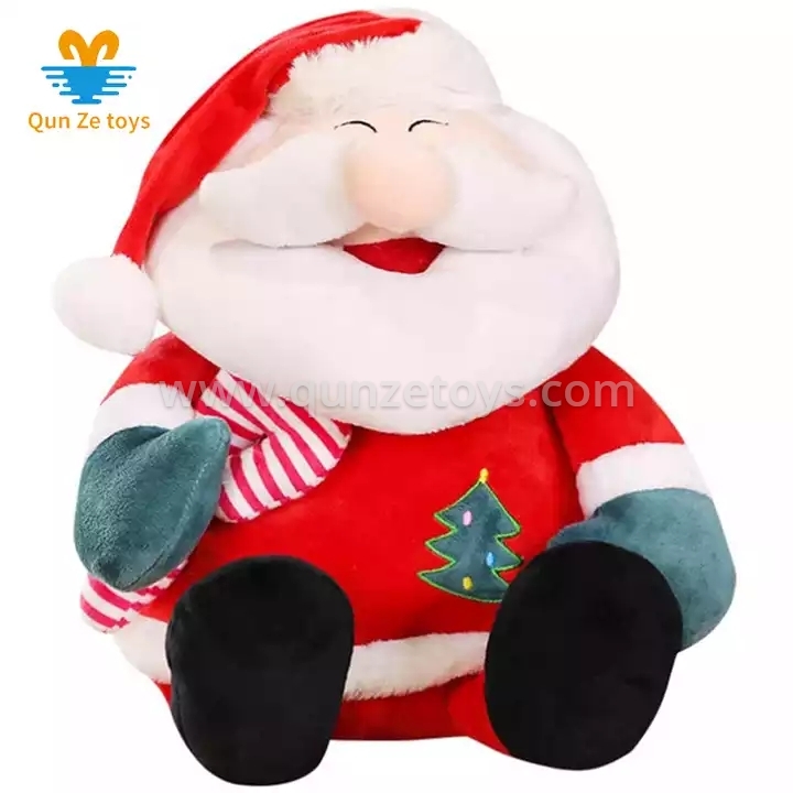 Custom Santa Claus Stuffed Toy Plush Doll Holiday Hugging Pillow Xmas Gift Chris