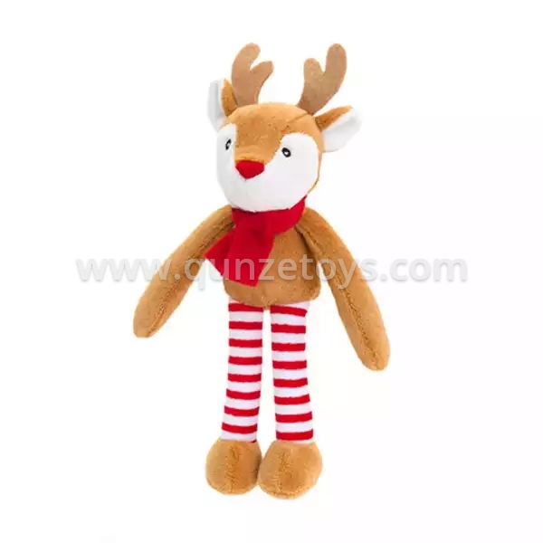 Factory Custom Plush Hanging Soft Toy Santa Penguin Gingerbread Man Snowman Rein