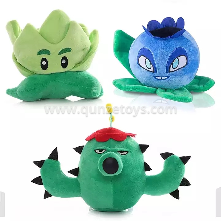 QunZe Plant Plush Toy Stuffed Soft Doll Gift for Child(Set of 3) Custom Plush Pl
