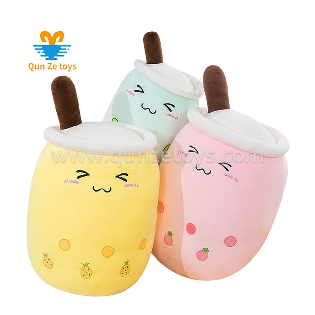 Bubble Boba Milk Tea Cup Plush Stuffed Toy Doll Custom Sofa Decoration Large Sof