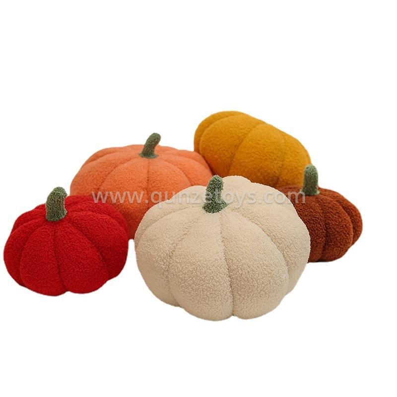 New creative multiple colors simulation durable pumpkin soft plush stuffed toys 