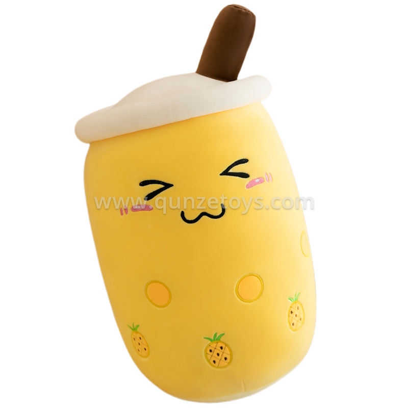 Factory Hot Sell 24cm 35cm ODM OEM Bubble Boba Fruit Tea Cup Plush Pillow Boba M