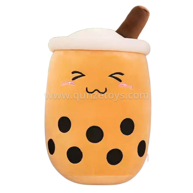 Factory Hot Sell High Quality Bubble Boba Milk Tea Cup Plush Pillow Boba Milk Te