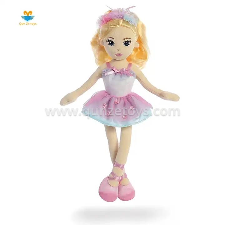 Amazon Hot Selling Plush Cute Cartoon Doll Soft Figure Dancer Fairy Stuffed Soft