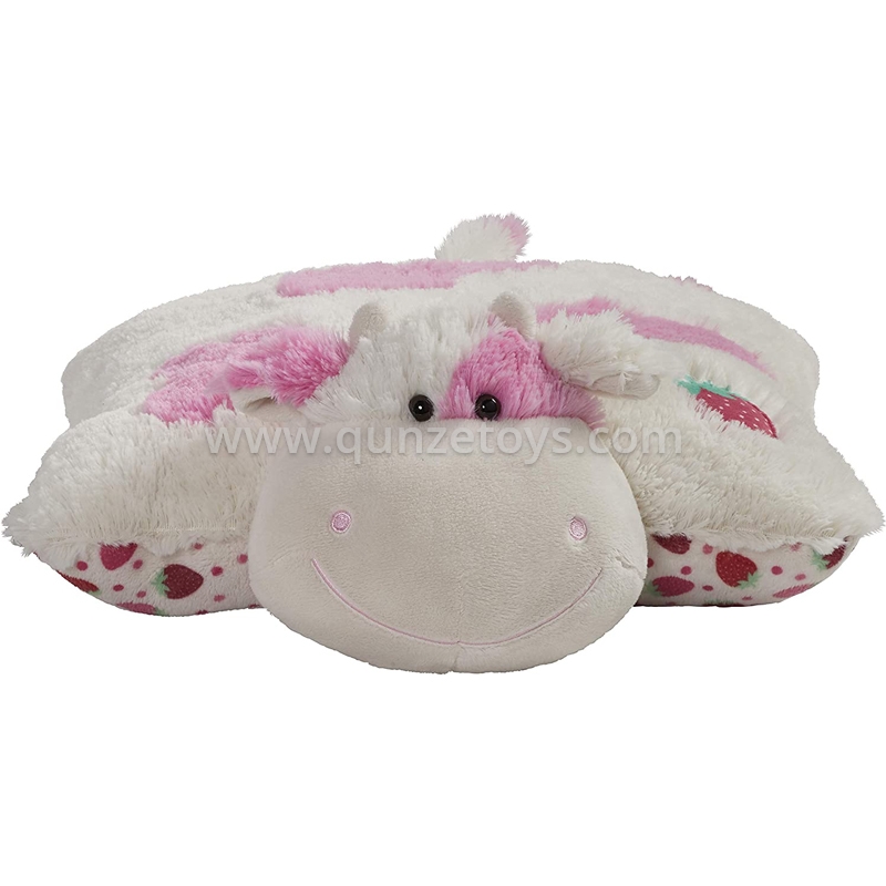 Custom Strawberry Cow Pillow 2