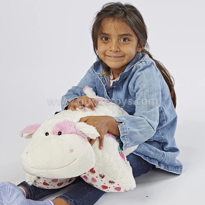 Custom Strawberry Cow Pillow 3
